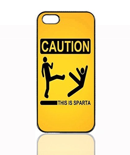 This is sparta Image Unique Diy New Hard Snap On Cover Protector Case For iPhone 5 5S