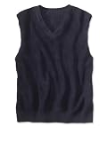 Linen V-neck Sweater Vest