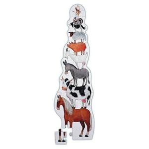 Crocodile Creek Barnyard Tower Floor Puzzle (39 Pieces)
