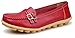 Kunsto Women's Leather Loafer Shoes Slip On