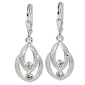 Silberdream Damen-Ohrh�nger Glamour Cz Wei� 925 Silber Sdo522W