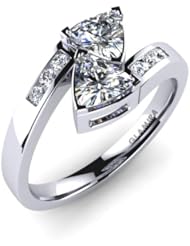 GLAMIRA Diamonds Ring Erin 585 White Gold Brilliant