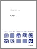 Hellenistic Literature: Oxford Bibliographies Online Research Guide