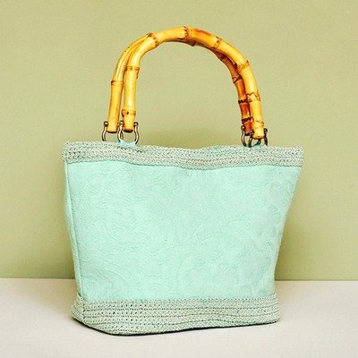 Crochet South Hampton Tote Soft Mint