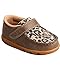 Twisted X Infant Driving Moccasins, Color: Bomber/Leopard, Size: 5, Width: M (ICA0007-5-M)