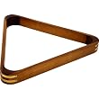 Trademark Eight Ball Billiard Rack with Oak Finish