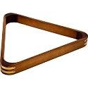 Trademark Eight Ball Billiard Rack with Oak Finish