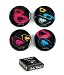 Andy Warhol/ Marilyn Monroe Set of 4 Lips Appetizer Plates