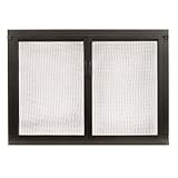 Minuteman S-4430 Shaker Twin Glass Fireplace Doors