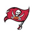 Tampa Bay Buccaneers Window Film 12" Die-Cut - Buccaneers Window Film