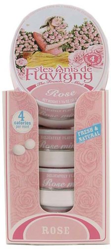 Abbaye de Flavigny Traditional Anise Drops, All natural, 1.8 oz ~ Rose flavor by Abbaye de Flavigny