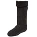 Nomad Footwear Women's Boot Warmer Fleece Sock,Black,Medium