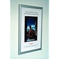 A2 25mm Mitred Corners Aluminium Snap Front Opening Poster Frame - Silver APF2