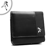 Premium Leather Carrying Case for Flip Mino / MinoHD **Includes Mini Tripod ....