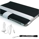 Canvas Case Cover Slim Design for Kindle Wireless Reading Device (6" Display, Global Wireless, 2nd Generation Kindle Only) + Indlues a 4-Inch Determination Hand Strap + Rapid Car Charger (micro USB)