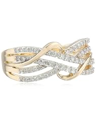 10k Yellow Gold Diamond Ring (1/3 cttw, H-I Color, I1-I2 Clarity)