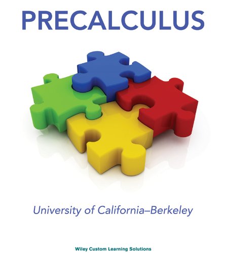 Precalculus: A Prelude to Calculus