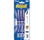 Bazic Royal Rollerball Pen, Blue, 3 per Pack (Case of 144)