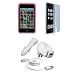 Apple iPod Touch 3G Accessories. Premium Accessory Kit for iPod Touch 3rd Generation: Pink Silicone Skin Case Cover Protection + USB Car Auto DC Charger + USB Travel Home AC Charger + USB Retractable Cable + Full body Screen Protector