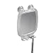 InterDesign Rain Power Lock Suction Fog Free Rectangular Mirror, Clear