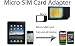 micro SIM アダプター黒