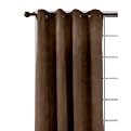 Media Blackout Grommet Top Panel - Chocolate
