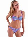 BIKINI Swimsuit Floral Print UjENA XS or Small