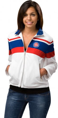 Chicago Cubs Women's Poly Dewspo Jacket