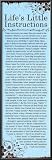 Life's Little Instructions Lamina Framed Poster Print, 12x37