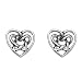 Sterling Silver Celtic Heart Earrings