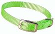 Hamilton Deluxe 3/8" S/T Nylon Dog Collar, Lime Green, 14"