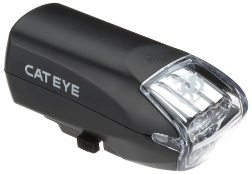 CATEYE Batterielampe vorne HL-EL 220 Wide Angle Opticube, schwarz Preisvergleich