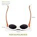 RIVBOS® Rubber Bendable Cat Kids Polarized Sunglasses for Baby and Children Age 2-10 Yr