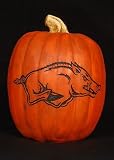 Arkansas Razorback Pumpkin Halloween Decoration
