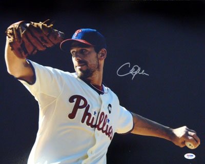 Cliff Lee Autographed/Hand Signed Phillies 16x20 Photo #2 PSA/DNA