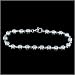 2 Carat Cubic-zirconia Sterling Silver Bubble Bracelet