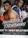 ARTURO GATTI VS FLOYD MAYWEATHER JR BOXING POSTER (BOXING)