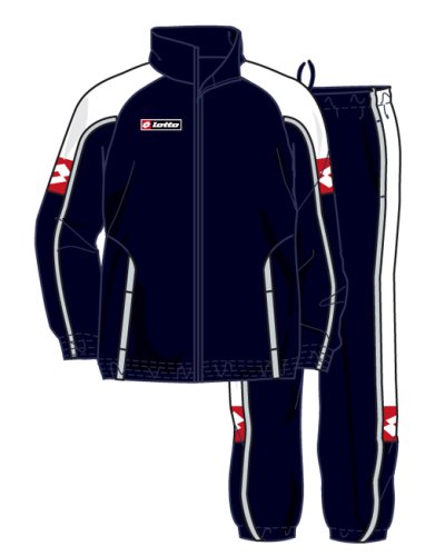 Lotto Sportanzug Premiere Mi, Herren, schwarzblau/weiß