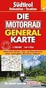 Die Motorrad Generalkarte &Ouml;sterreich. S&uuml;dtirol, Dolomiten, Trentino: Sch&ouml;ne Motorradtouren. Renn- und Motorradstrecken. Hotels, Campingpl&auml;tze, Werkst&auml;tten, Treffpunkte