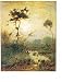 George Inness A Silvery Morning Postcard