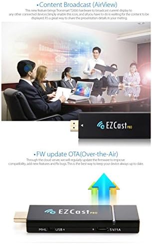 Anker Astro E5 Power Bank EZCast PRO Mirror2TV Adapter for Miracast/DLNA/Airplay Mirroring & Streaming Connections up to 300Mbps! (Android 4.2+ Required)