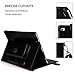 FYY Genuine Leather Case for Apple iPad Pro 12.9 inch 2017/2015, Luxurious Genuine Leather Handmade Case Protective Cover Travel Sleeve Bag for iPad Pro 12.9 (Both 2017 and 2015 Models) Black