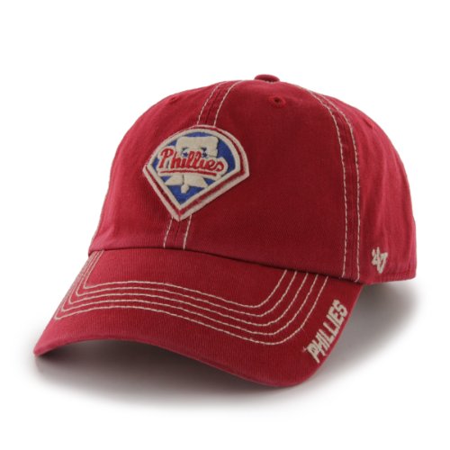 MLB Philadelphia Phillies Men's Grapple Relaxed Fitted Cap, One-Size, Red at Amazon.com