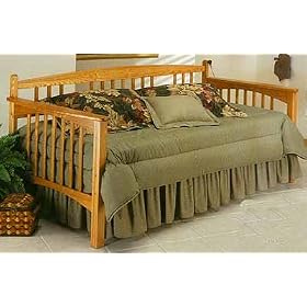 Light Oak Finish Mission Complete Daybed w Trundle from Day Bed Frames