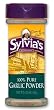 Sylvia's Pure Garlic Powder, 4.25-Ounce Units (Pack of 12)