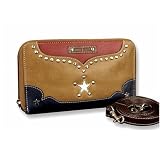 Lone Star: Wallet Organizer; Double Zipper by Trenditions; AJ's Western Wear
