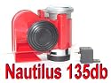 Nautilus 139db Compact Dual Tone Air Horn Just Plug-n-Blow Gr8 for Motorcycle ATV UTV golfcart