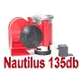 Nautilus 139db Compact Dual Tone Air Horn Just Plug-n-Blow Gr8 for Motorcycle ATV UTV golfcart