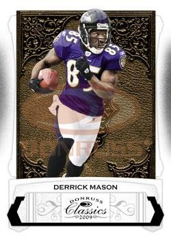 2009 Donruss Classics #10 Derrick Mason - Baltimore Ravens (Football Cards)