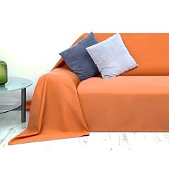 Tagesdecke Microfaser Plaid 210x280 cm terra